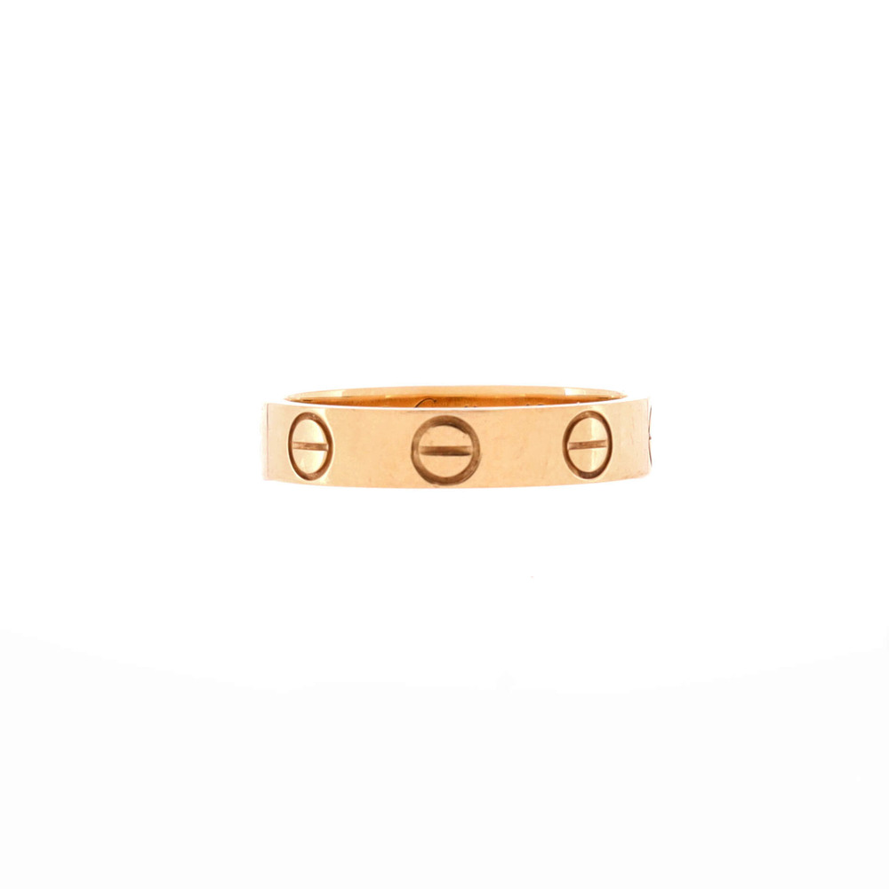 Cartier Love Wedding Band Ring 18K Yellow Gold